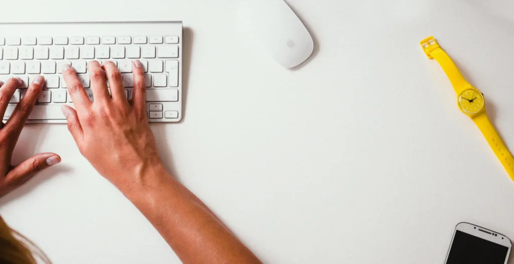 White keyboard